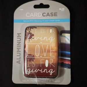 Aluminum Card Case with RFID Blocking
